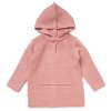 E08624: Baby Girls Pink True Knit Hooded Dress (9-24 Months)