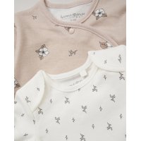 E08710: Baby Girls Organic Cotton 6 Piece Gift Set (NB-6 Months)