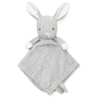 E08805: Ribbed Bunny Comforter With Taggie Ribbons