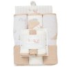 E08824: Baby Cloud & Rainbow  6 Piece Hooded Towels & Washcloths Bath Time Set