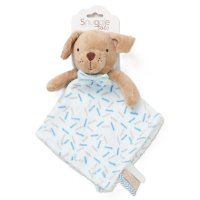 E08872: Puppy Comforter With Taggie Ribbons
