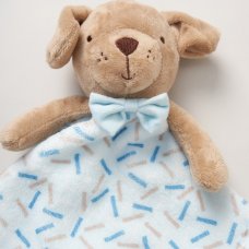 E08872: Puppy Comforter With Taggie Ribbons