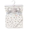 E08873: Baby Elephant Comforter & Blanket