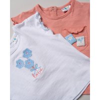 F09100TOD: Girls 2 T-Shirts & 2 Shorts Set (2-4 Years)