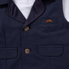 F09154TOD: Boys Waistcoat, T-Shirt & Short Outfit (2-4 Years)