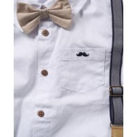 F09155INF: Baby Boys Waistcoat, T-Shirt & Short Outfit (12-24 Months)