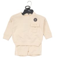 F09344TOD: Boys Sweatshirt & Short Outfit (2-4 Years)