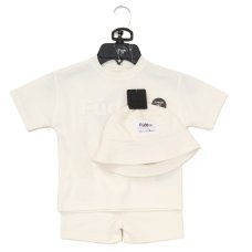 F09346TOD: Boys Heavyweight Fabric T-Shirt & Short Outfit With Bucket Hat (2-4 Years)