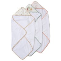 F09620: Baby Vegetables 6 Piece Hooded Towels & Washcloths Bath Time Set