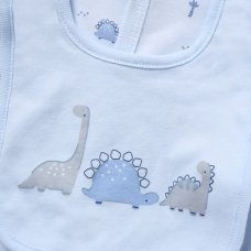 F09796NB: Baby Boys Dinosaur 8 Piece Mesh Bag Gift Set (NB-6 Months)