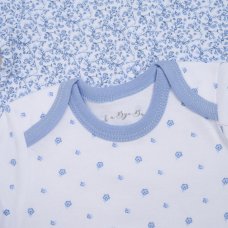 F09885: Baby Girls Floral 6 Piece Mesh Bag Gift Set (NB-6 Months)