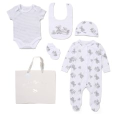 F09899NB: Baby Unisex Toy Box 6 Piece Mesh Bag Gift Set (NB-6 Months)