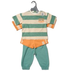 F10068TOD: Boys 2 T-Shirts, Short & Jogger Set (2-4 Years)
