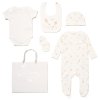F10079NB: Baby Unisex Kites 6 Piece Mesh Bag Gift Set (NB-6 Months)