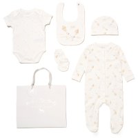 F10079NB: Baby Unisex Kites 6 Piece Mesh Bag Gift Set (NB-6 Months)