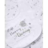 F10102NB: Baby Unisex "I Love My Daddy" 6 Piece Mesh Bag Gift Set (NB-6 Months)