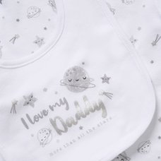 F10102NB: Baby Unisex "I Love My Daddy" 6 Piece Mesh Bag Gift Set (NB-6 Months)