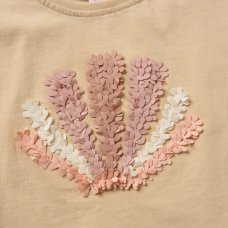 F10287TOD: Girls Shell T-Shirt & Tutu Skirt Outfit (3-5 Years)