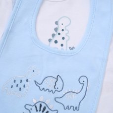 F10633NB: Baby Boys Dinosaurs 6 Piece Mesh Bag Gift Set (NB-6 Months)