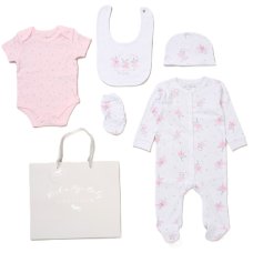 F10684NB: Baby Girls Fairy Mouse 6 Piece Mesh Bag Gift Set (NB-6 Months)