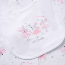 F10684NB: Baby Girls Fairy Mouse 6 Piece Mesh Bag Gift Set (NB-6 Months)