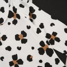 G10744TOD: Girls Faux Fur Gilet, Top & Legging Outfit (2-5 Years)