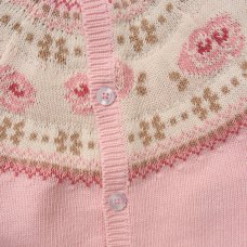G10829NB: Baby Girls Knitted 2 Piece Outfit (0-12 Months)
