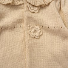 G10857NB: Baby Girls Knitted 2 Piece Outfit (0-12 Months)