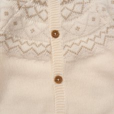 G10861NB: Baby Fairisle Knitted 2 Piece Outfit (0-12 Months)