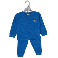 G10890TOD: Boys Royal Brushed Rib Sweatshirt & Jog Pant Outfit (2-4 Years)