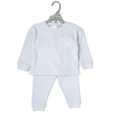 G10893LU: Older Kids Sky Brushed Rib Sweatshirt & Jog Pant Outfit (5-7 Years)