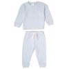 G10893LU: Older Kids Sky Brushed Rib Sweatshirt & Jog Pant Outfit (5-7 Years)
