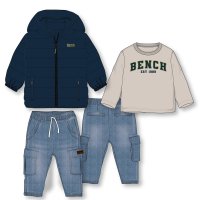 G10941: Boys Bench Puffer Coat, Top & Jean Outfit (18 Months-5 Years)