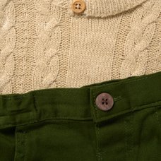 G10999INF: Baby Boys Knitted Vest, Bodysuit Shirt With Bow Tie & Pant Outfit (12-24 Months)