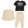 G11003INF: Baby Boys Sweatshirt, T-Shirt & Jog Pant Outfit (12-18 Months)