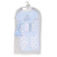 G11040: Baby Boys Safari 10 Piece Mesh Bag Gift Set (NB- 6 Months)