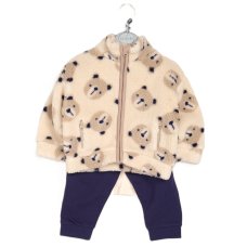 G11049TOD: Boys Sherpa Jacket, Top & Jog Pant Outfit (2-4 Years)