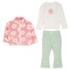G11056TOD: Girls Sherpa Jacket, Top & Legging Outfit (2-4 Years)