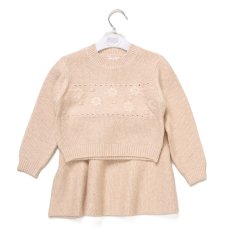 G11130TOD: Girls True Bubble Knit Jumper & Skirt Outfit (2-4 Years)