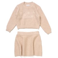 G11130TOD: Girls True Bubble Knit Jumper & Skirt Outfit (2-4 Years)