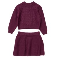 G11131TOD: Girls True Cable Knit Jumper & Skirt Outfit (2-4 Years)