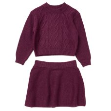 G11131TOD: Girls True Cable Knit Jumper & Skirt Outfit (2-4 Years)