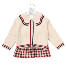 G11138TOD: Girls True Knit Cardigan & Skirt Outfit (2-4 Years)