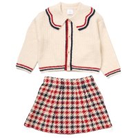 G11138TOD: Girls True Knit Cardigan & Skirt Outfit (2-4 Years)