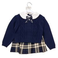 G11139TOD: Girls True Knit Jumper & Skirt Outfit (2-4 Years)