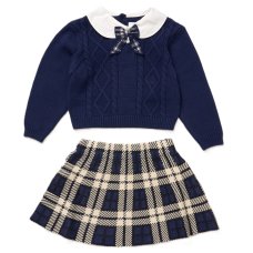 G11139TOD: Girls True Knit Jumper & Skirt Outfit (2-4 Years)