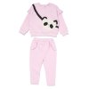 G11248INF: Baby Girls Sweatshirt With Cross Bag Applique & Jog Pant Outfit (12-24 Months)