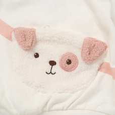G11269TOD: Girls Sweatshirt With Cross Bag Applique & Jog Pant Outfit (2-4 Years)