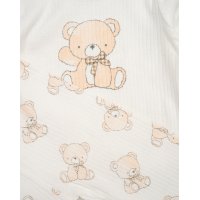 G11326: Baby Unisex Bear Ribbed 10 Piece Gift Set (NB-6 Months)