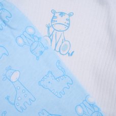 G11341: Baby Boys Safari Ribbed 10 Piece Gift Set (NB-6 Months)